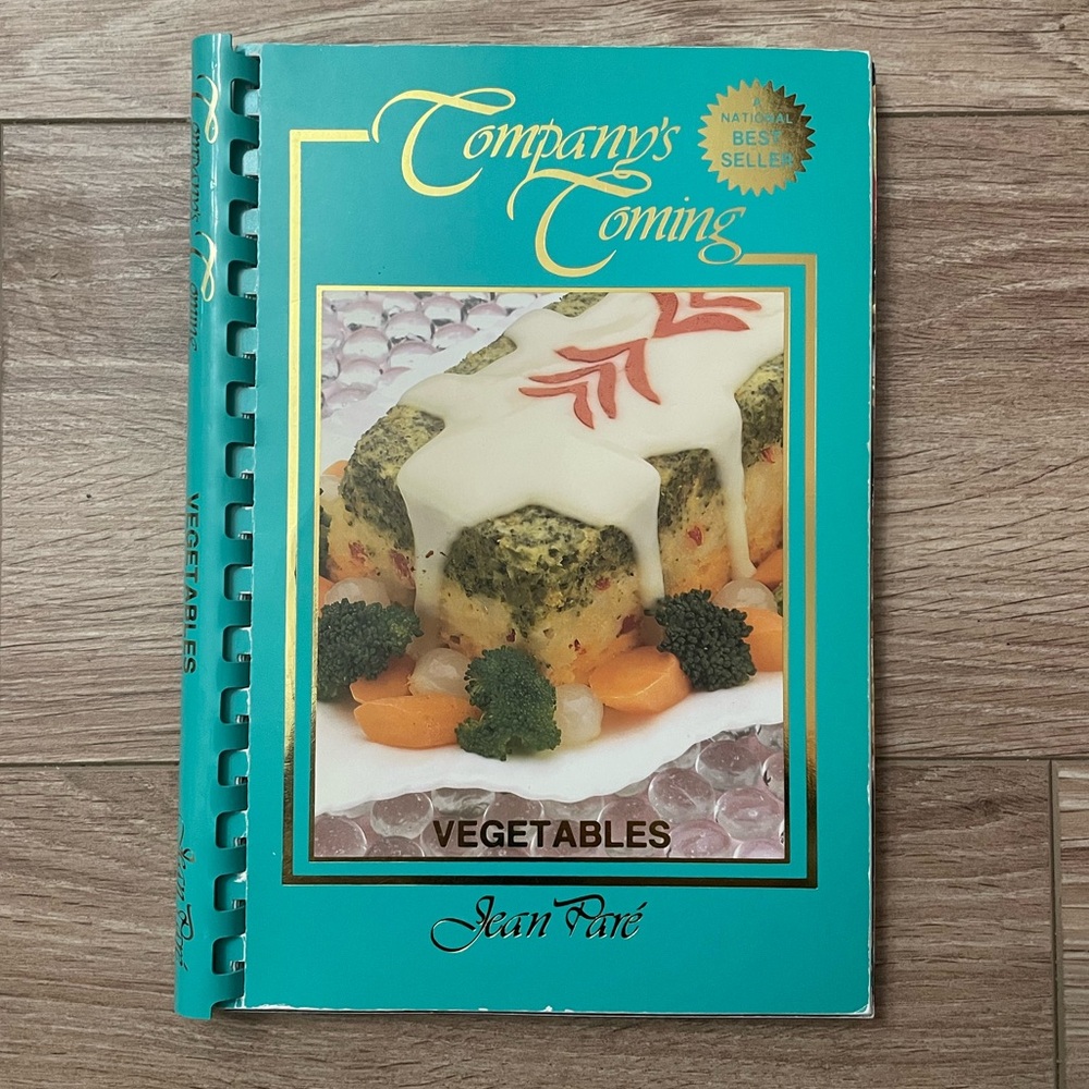 (4/$20) Company’s Coming Vegetables Cookbook Jean Paré